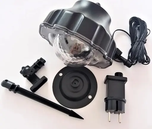 Лазер диско проектор вуличний WL-809 Snow Flower Lamp (4 кольори) 1 режим - фото 3