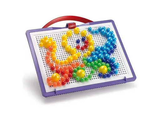Розвиваючий набір мозаїки Quercetti 0920-Q, дошка 22х16 см 160 штук - фото 1