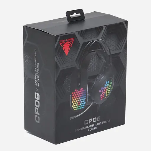 Комплект миші та навушники Jedel CP-06 чорний - фото 10