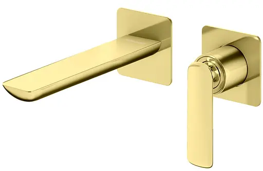 Смеситель для умывальника Kohlman Experience gold + BOX скрытого монтажа QW180EGD Золотой - фото 1