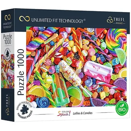 Пазл Trefl Бесконечная коллекция: Леденцы и конфеты 1000 эл. (10701) - фото 1