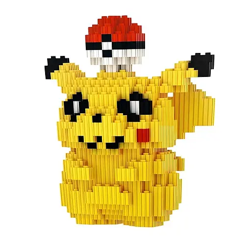 Детский конструктор Magic Blocks Пикачу на 1031 деталь (7247)