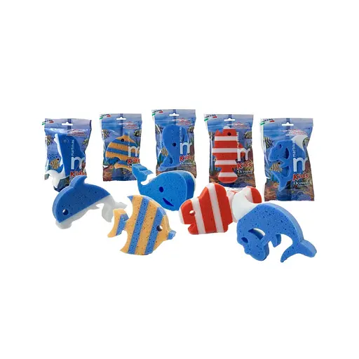 Детская губка Martini Spa Baby Soft Bath Sponge Ocean в ассортименте (1902P00)