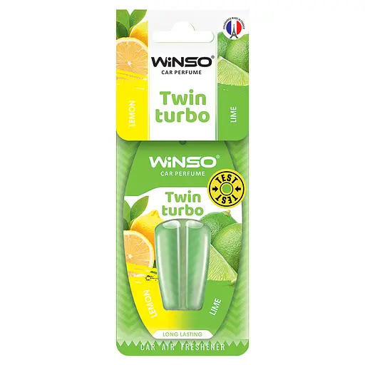 Ароматизатор Winso Twin Turbo - Lemon & Lime с двойной капсулой (538760)
