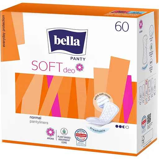 Прокладки гигиенические ежедневные Bella Panty Soft Deo Fresh 60 шт.