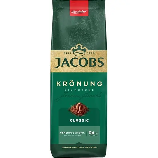 Кофе мелена Jacobs Kronung Classic натурально жареный 400 г