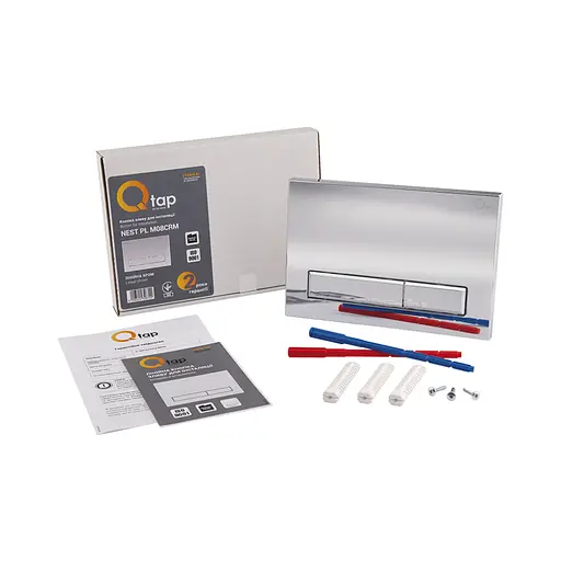 Клавіша змиву Qtap Nest QT0111M08381CRM, Хром - фото 5