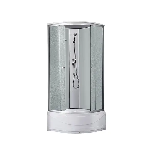 Душевой бокс Kroner KRP Enzo – WD.C.T.F. 90x90 см CV029571, Хром матовый, матовый, хром матовый - фото 1