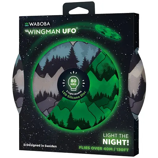 Фрісбі Waboba Wingman UFO Карпатська ніч 15 см з підсвіткою (2986096054272) - фото 3