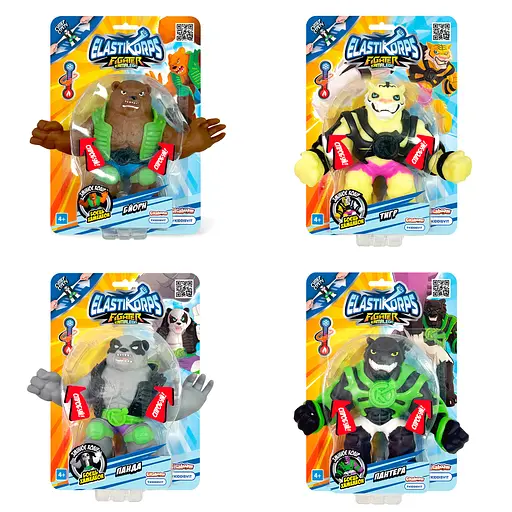 Стретч-игрушка ELASTIKORPS серии Fighter Kamaleon – БОЕЦ-ХАМЕЛЕОН, ELAKAM-HERO1-BL (в ассортименте) - фото 3