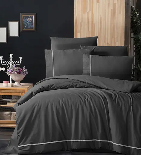 Постільна білизна Alisa Antracite Ранфорс Преміум First Choice pbe0052020 - фото 1