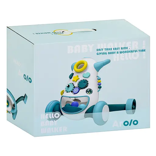 Каталка-ходунки El Camino K1 Baby Walker від 6 місяців блакитна - фото 3