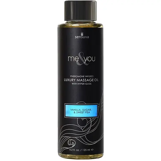 Масажна олія Sensuva Me&You Vanilla, Sugar & Sweet Pea (125 мл)