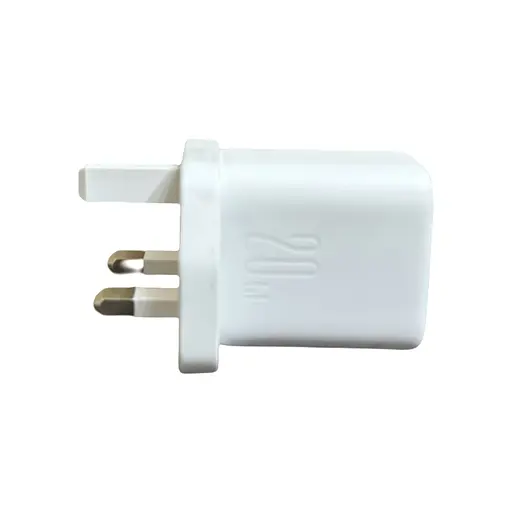 Мережевий зарядний пристрій Joyroom TCF20 PD 20W Charger-білий (EU/UK)+C to C/C to L Cable 1m - фото 2