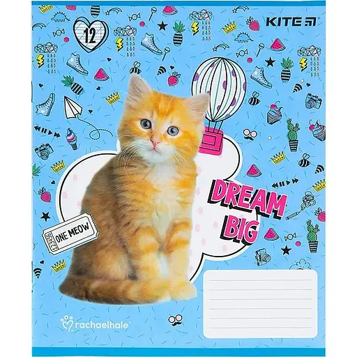Зошит учнівський "Rachael Hale" Kite R22-235 12 аркушів (4063276127877)(SC) - фото 1