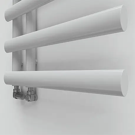 Рушникосушка дизайнерська Ideale Emma 11 10/500 біла, Білий - фото 2