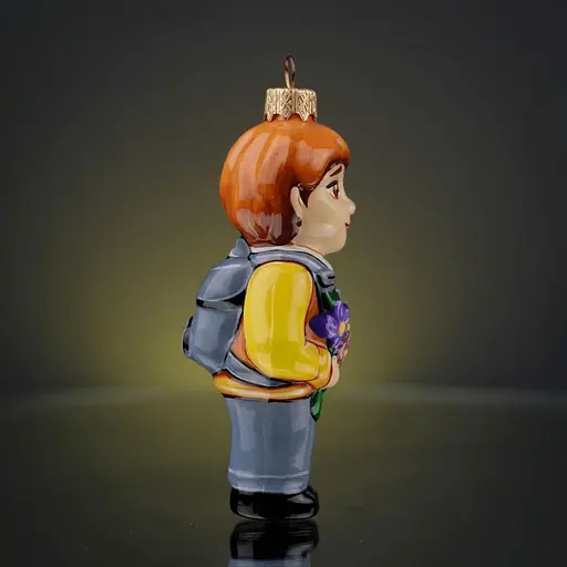 Ялинкова прикраса Різдвяні історії Школярик скло (4820001179798) - фото 3