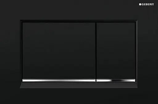 Клавіша змиву Geberit Sigma30 чорна 115.883.KM.1, Чорний - фото 1