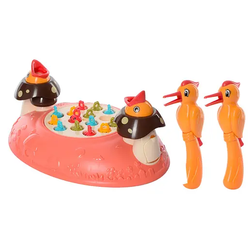 Игровой набор "Накорми птичку" Bambi Y33926A-Y33929A Розовый - фото 1