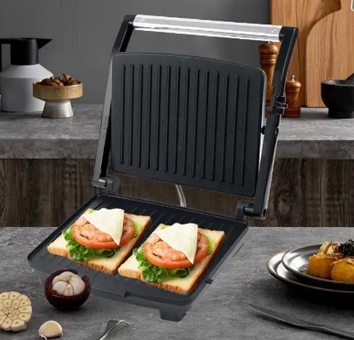 Універсальний електрогриль Sokany SK-202 (контактний, прижимний гриль) 2000Вт