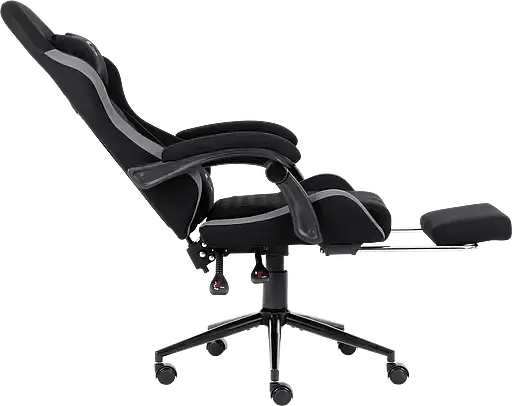 Геймерское кресло GT Racer черное с серым (X-2324 Fabric Black/Gray) - фото 4
