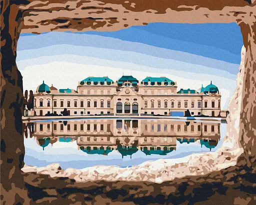 Картина по номерам на подрамнике Brushme Прекрасный вид на Бельведер