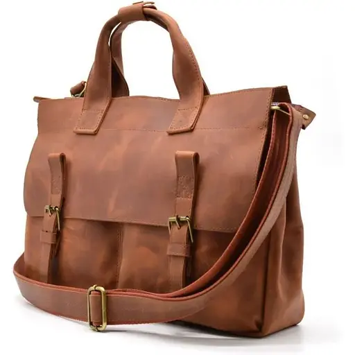 Шкіряний портфель Tarwa 41х27х9 см sum0025612 - фото 1