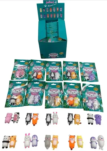 Игрушки коллекционные в наборе Monster Gum mochi squishy Сладкая парочка (SK25002) - фото 4
