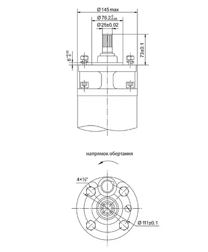 Насос відцентровий свердловинний DONGYIN 6SP30-20 380В 18.5кВт H 228(153)м Q 700(500)л/хв Ø145мм +пульт (з 3х частин) (7777323) - фото 3