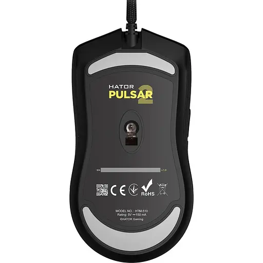 Миша HATOR Pulsar 2 USB Black (HTM-510) - фото 5