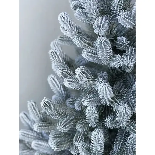 Елка Hvoya Traditional литая в белом горшке 90 см заснеженная - фото 2