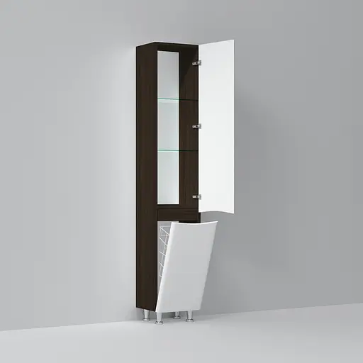 Пенал напольный AM.PM Like 36 см правосторонний с корзиной M80CSR0361VF38 - фото 4