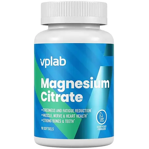 Цитрат магнію VPLab Magnesium Citrate, 90 капсул - Термін 02.26 - фото 1