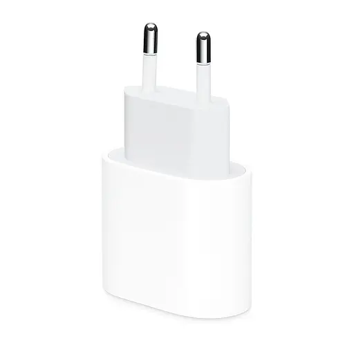Зарядний пристрій Apple 20W USB-C Power Adapter (MHJE3ZM/A) White - фото 2