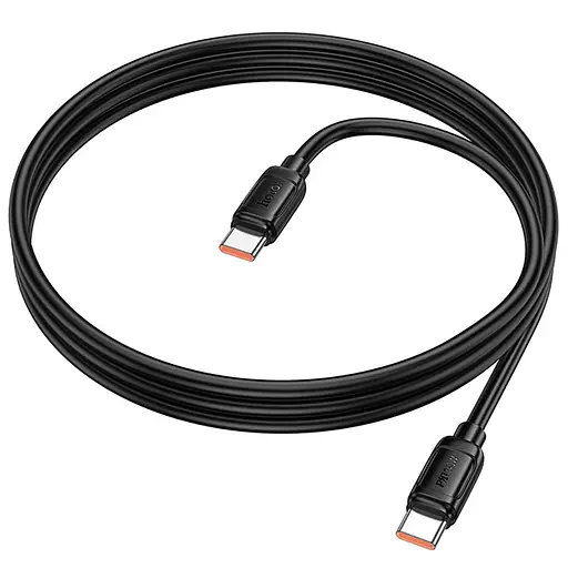 Дата кабель Hoco X115 Surpass Type-C to Type-C 240W (1m) Black - фото 5