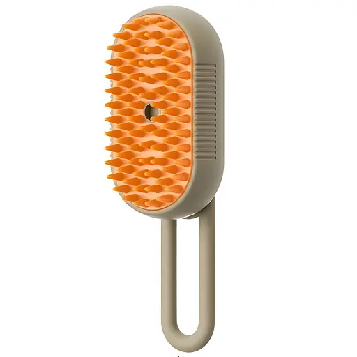Щітка гребінець Vailge Steamy Brush E-W3317 з парою для котів та собак Бежева