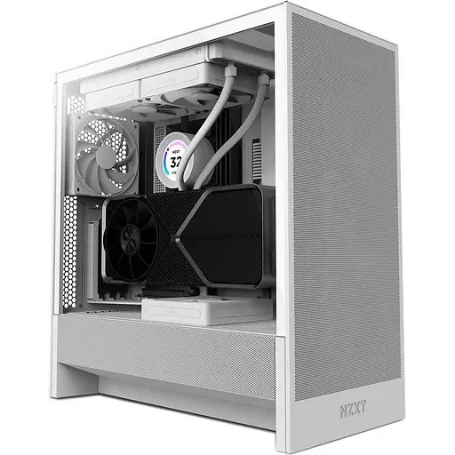 Корпус NZXT H5 Flow White (CC-H52FW-01) Без БП - фото 1