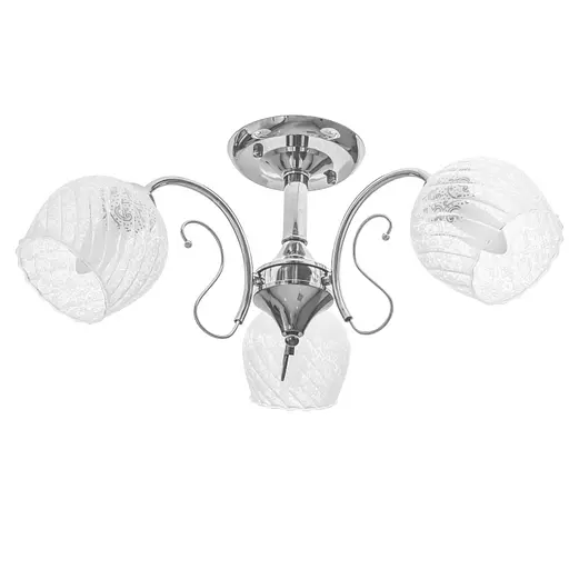 Люстра стельова Brille в спальню E27 60W CH (LK-567C/3)