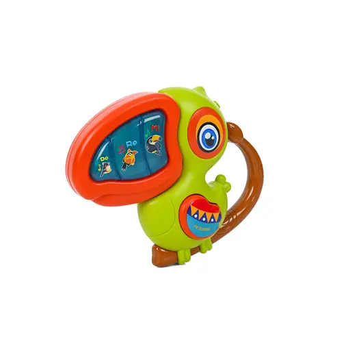 Дитяче піаніно "Папуга" FT0056D 12 см, навчальне, музика, звук