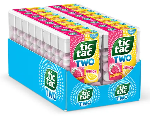 Драже Tic Tac Two Малина-Лимон 38.5 г - фото 2