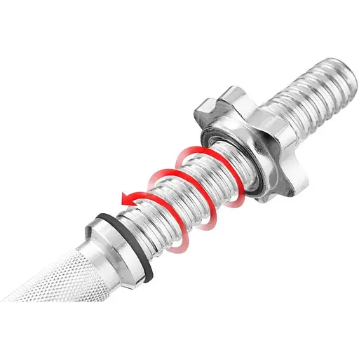 Гантеля металлическая Hop-Sport New 20кг с перчатками - фото 2