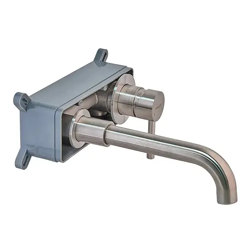 Смеситель для умывальника Mixxus SUS-111 Inner встраиваемый MI6037 Нержавеющая сталь - фото 1