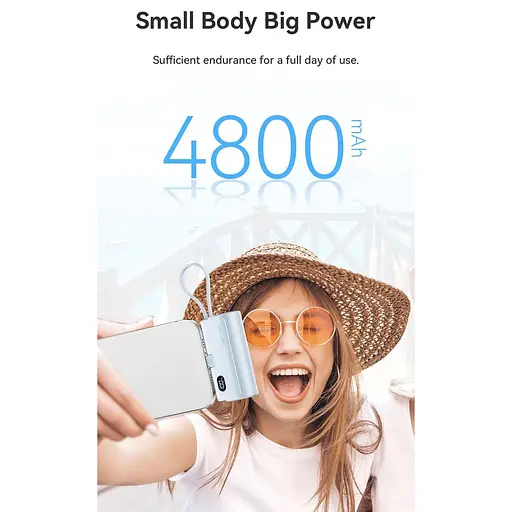 Павербанк Vention Black 4800 mAh / 22.5 Вт (FHRB0) - фото 4