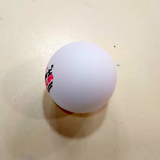 Тенісна кулька BT-PPS-0033Р 40 мм, PP, шовна, 1 штука (6900152007633) Білий - фото 1