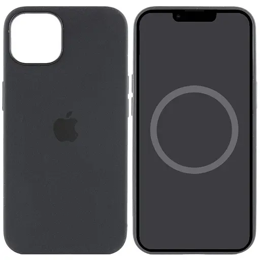 Чохол Epik Silicone case AAA with Magsafe and Animation для Apple iPhone 15 Plus 6.7 Чорний/Black