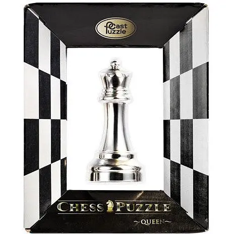 Головоломка Cast Puzzle Cast Chess Quenn silver Шахматная королева 473685 - фото 2