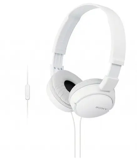 Sony Навушники On-ear MDR-ZX110AP 3.5 mini-jack, Mic, Білий - фото 2