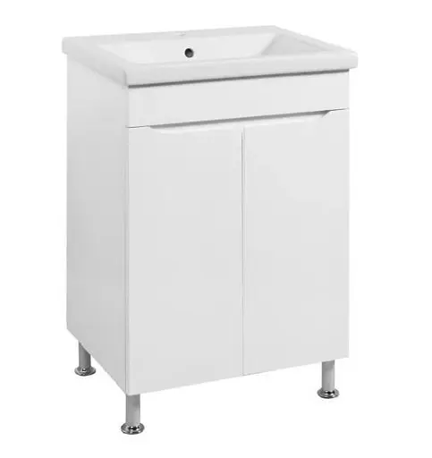 Тумба підлогова ПіК Альба Т1 під раковину Cersanit Como 60 см Білий 30412 - фото 1