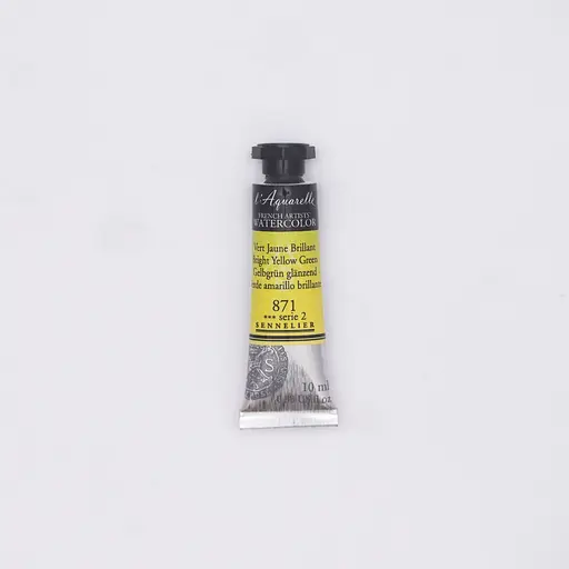 Акварельна фарба Sennelier L'Aquarelle, 10 мл, S2, Яскраво-жовто-зелений (Bright Yellow Green)