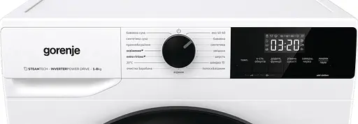 Стирально-сушильная машина Gorenje фронтальная 8(5) кг 1400 A+ 55 см дисплей пара инвертор белый - фото 6